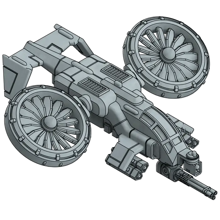 Light Vtol Missile Gunship (X2) 1