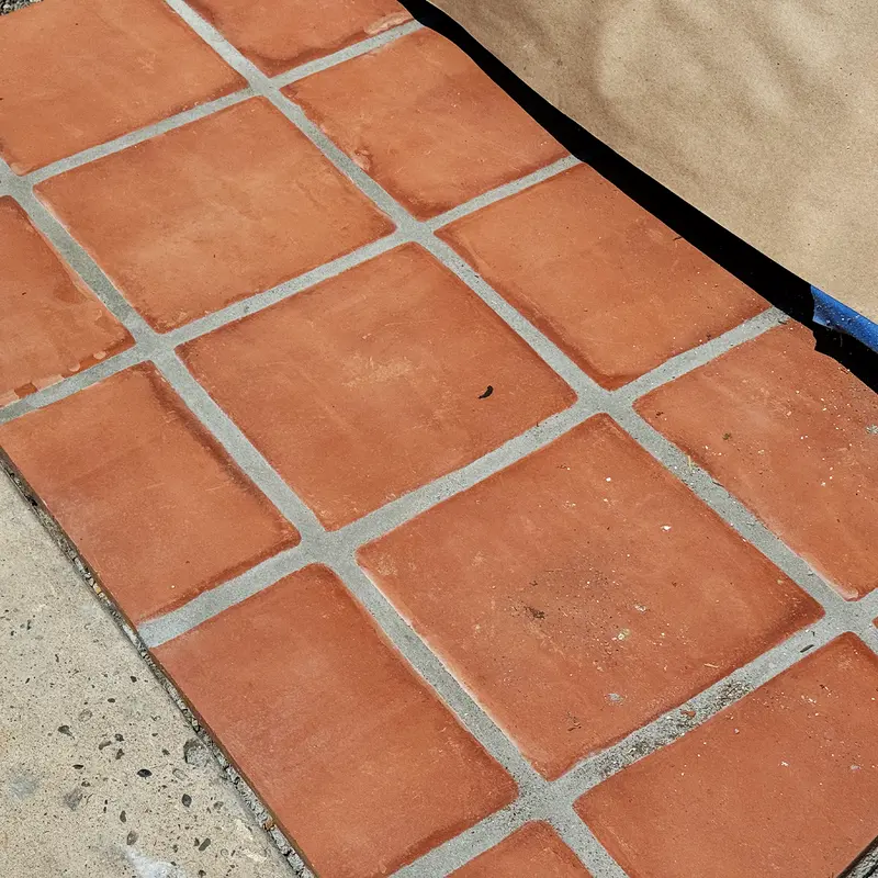 Lincoln Saltillo Tile 12X12 | Unsealed Handmade Mexican Tile 8