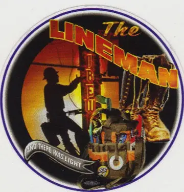 Lineman Premium Hard Hat Sticker #Bw8 1