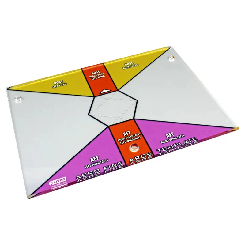 Litko Aerospace Fire Arc Template Compatible With The Battletech 1