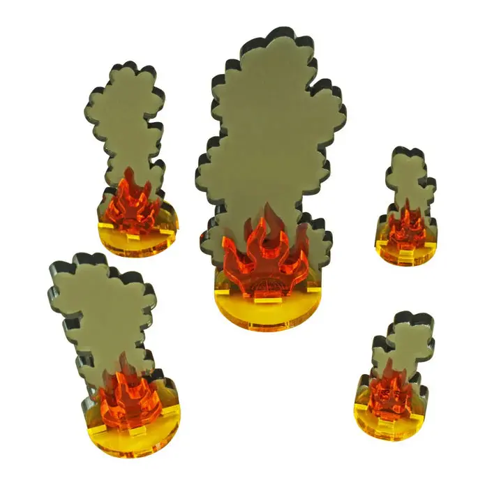 Litko Flaming Wreckage Markers, Variety Set (5) 1