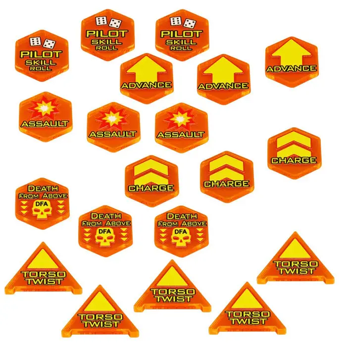 Litko Premium Printed Mecha Combat Actions Token Set (20) 1