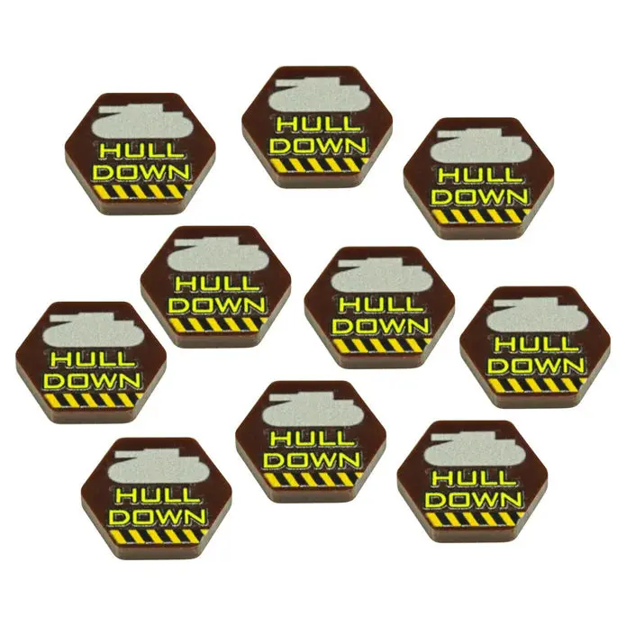 Litko Premium Printed Mecha Hull Down Position Tokens (10) 1