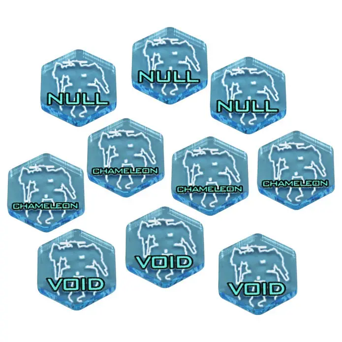 Litko Premium Printed Mecha Stealth Combat Token Set (10) 1