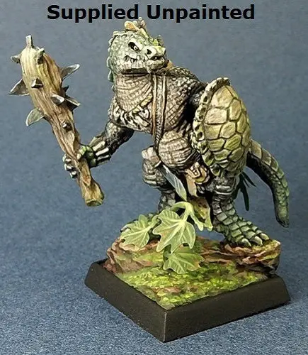 Lizardman Fighter Lizardman With Club And Shield 1