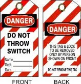 Lock Out Tags/Do Not Operate 1