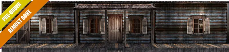 Log Cabin Pop-Up Diorama 1/12 1