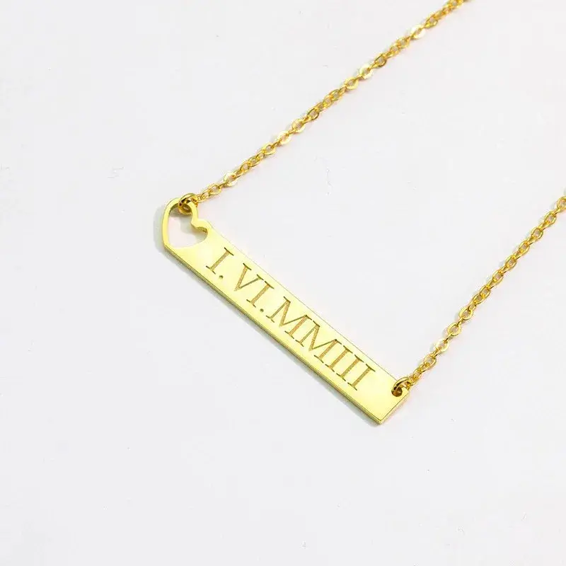Long Customizable Name Design Luxury Pendant Necklace 1