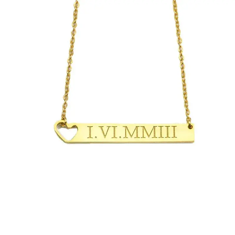 Long Customizable Name Design Luxury Pendant Necklace 4