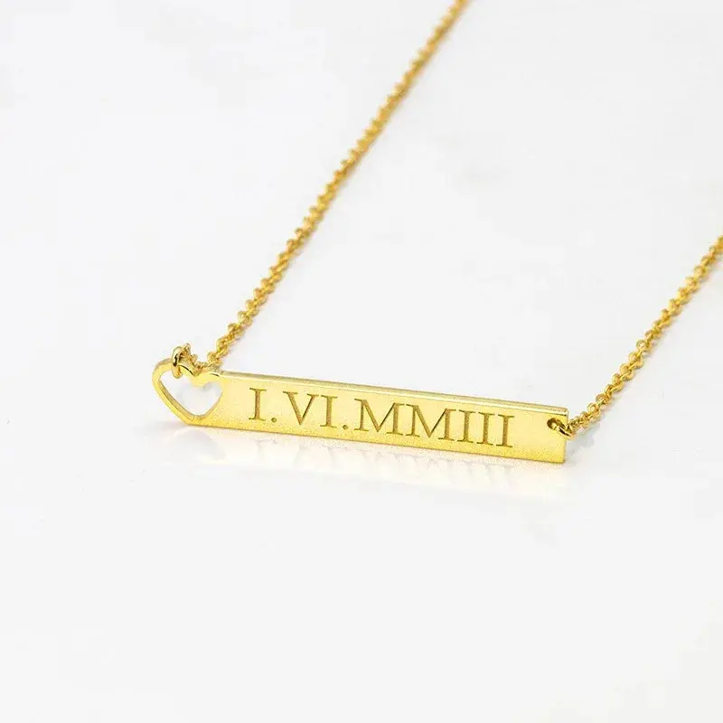 Long Customizable Name Design Luxury Pendant Necklace 5