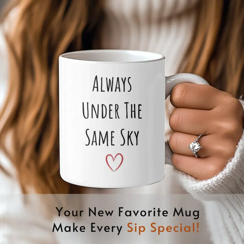 Long Distance Mom Mug, Personalized State To State Coffee Cup, Custom Long Distance Mom Gift For Mom From Daughter, Mothers Day Gift 9