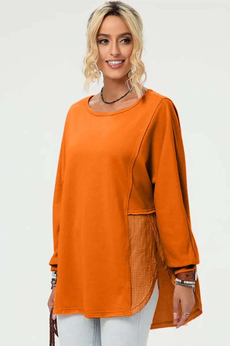 Long Sleeve High-Low T-Shirt 2