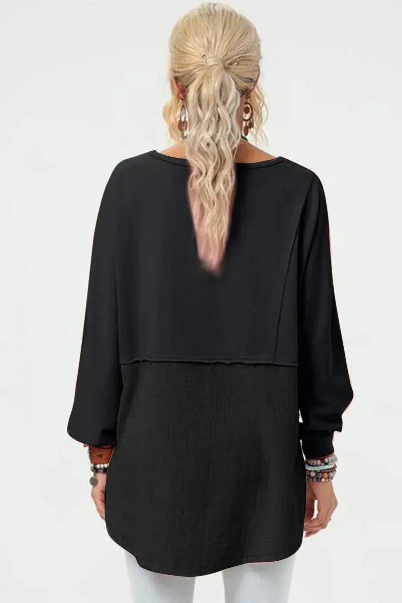 Long Sleeve High-Low T-Shirt 5