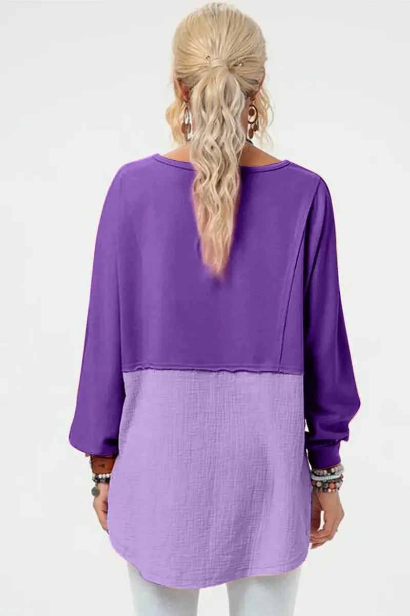 Long Sleeve High-Low T-Shirt 9