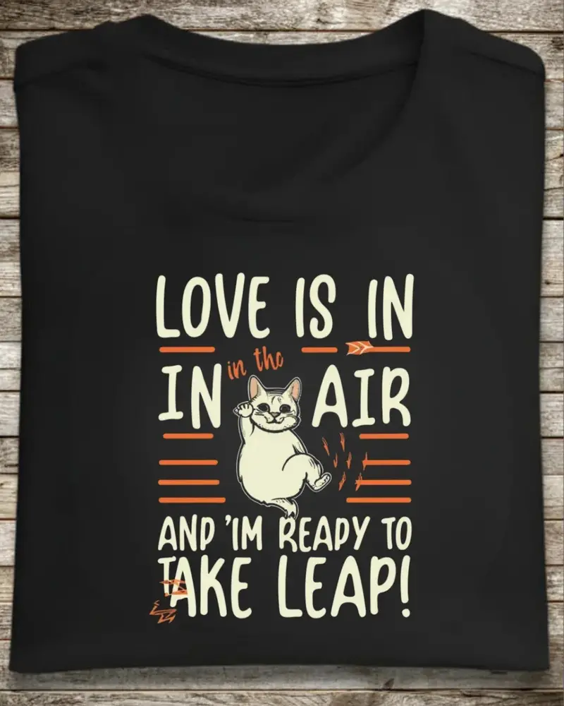 Love In The Air Unisex Cotton  T-Shirt 1