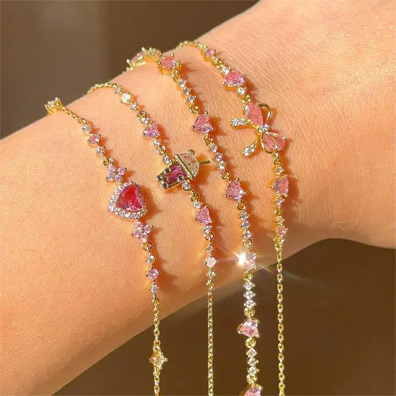 Love Zircon Butterfly Festival Bracelet 1