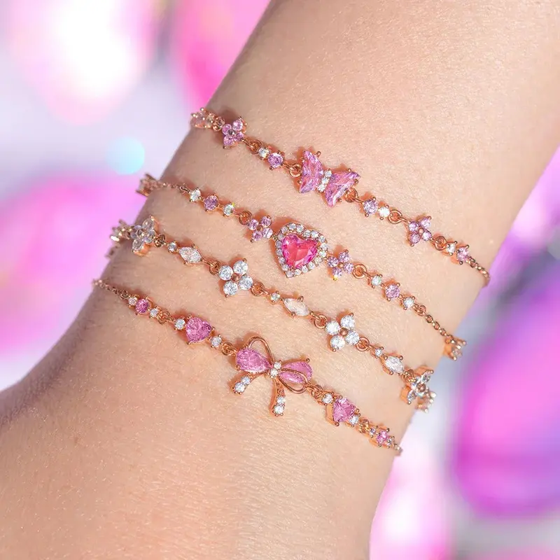 Love Zircon Butterfly Festival Bracelet 10