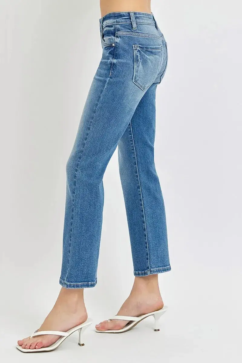 Low Rise Crop Flare Jeans Plus Size 6