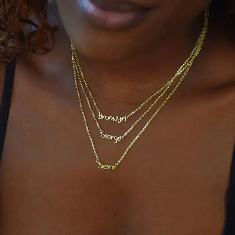 Luxury Necklace With Customizable Name Design 7