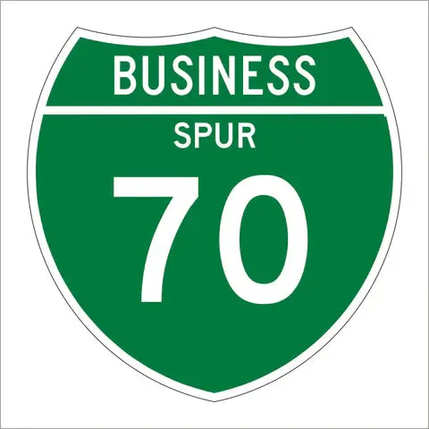 M1-3 Interstate Business Spur Sign 1