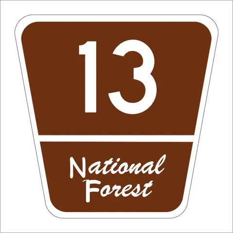 M1-7 National Forest Route Sign 1