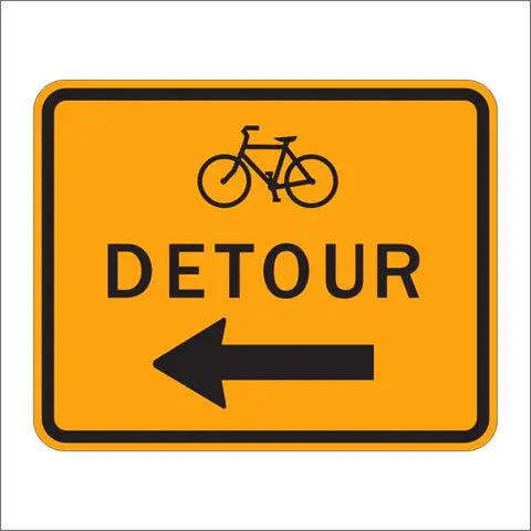 M4-9C Bike Detour Sign 1