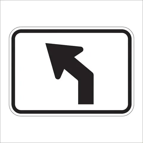 M5-2 Advance Turn Arrow Auxiliary (45 Degree) Sign 1