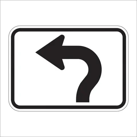M5-3 Advance Turn Arrow Sign 1