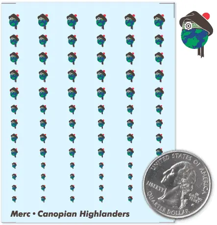 Magistracy Of Canopus- Canopian Highlanders Decals 1