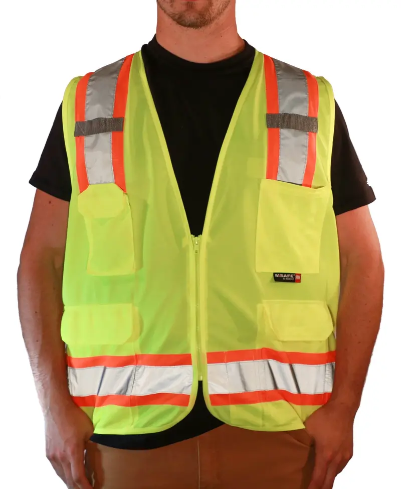 Majestic Class 2 Mesh Back Surveyor Vest 1