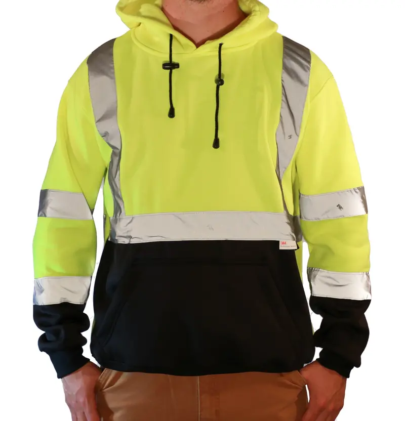 Majestic Men's Class 3 Pullover Hoodie_Hi-Vis Yellow 1