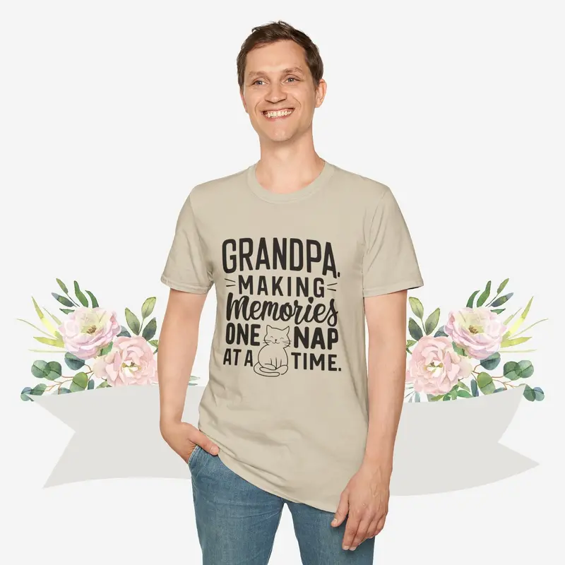 Making Memory Cotton Men T-Shirt 15