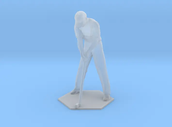 Male Golfer Puttiing 1