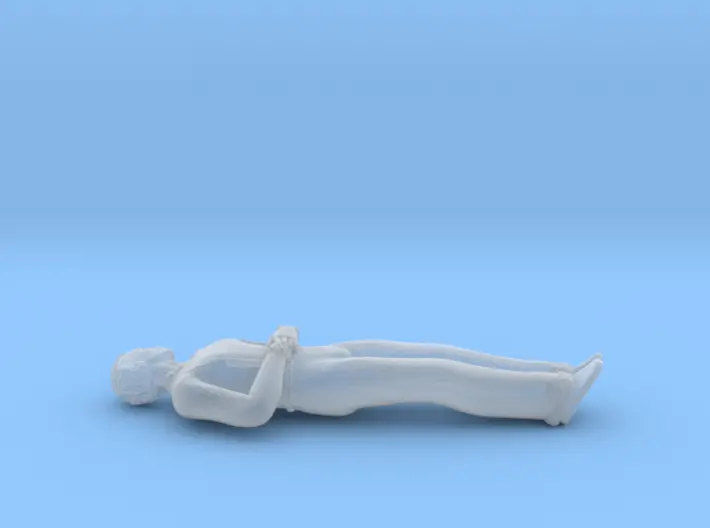 Man Lying Down Hands On Abdomen 1