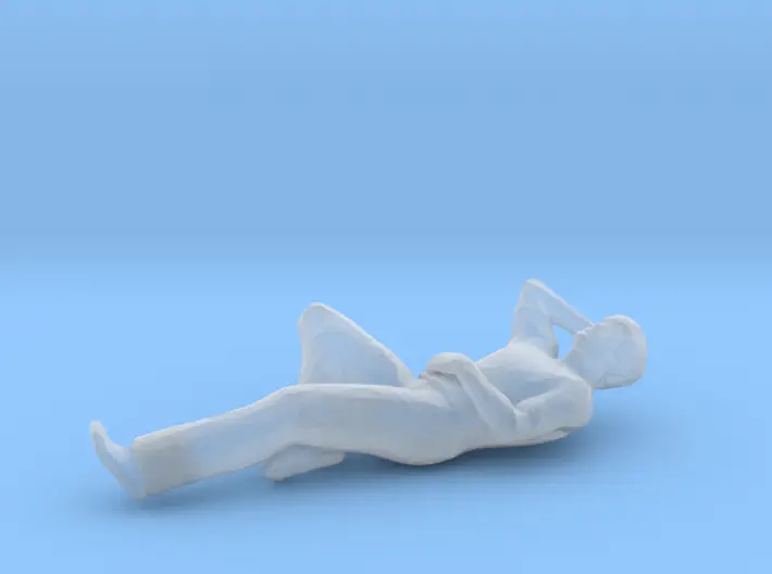 Man Lying Left Leg & Arm Bent 2