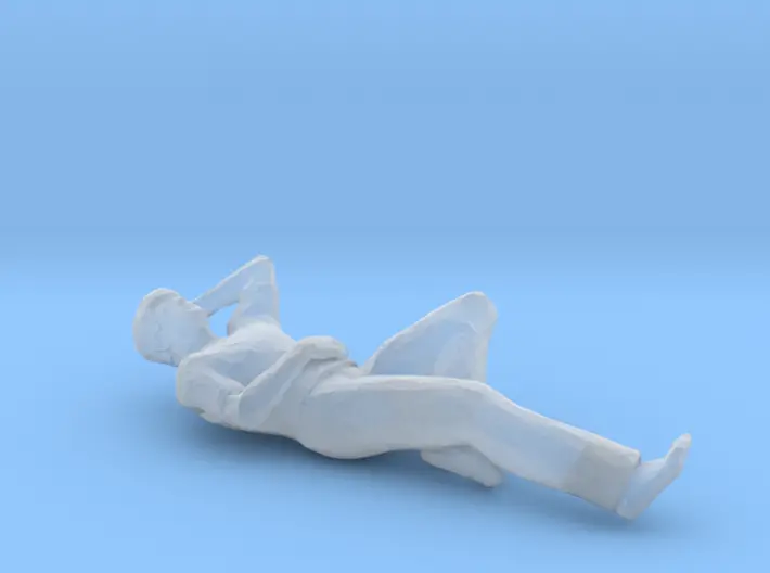 Man Lying Right Arm & Leg Bent 4