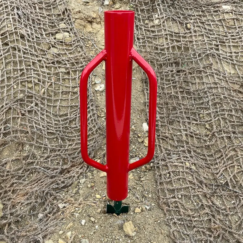 Manual Fence Post Driver | Wholesale Red Steel T Post Hole Pounder 1