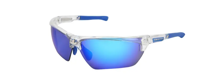 Mcr Dominator™ Dm3 Series Safety Glasses With Polarized Blue Mirror Lenses 1