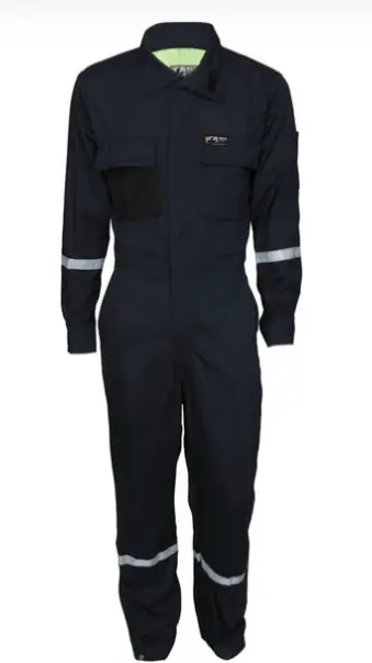 Mcr Safety Summit Breeze® Flame Resistant (Fr) Coverall Navy 7-Ounce Cotton Material, Navy#Sbc20212 2