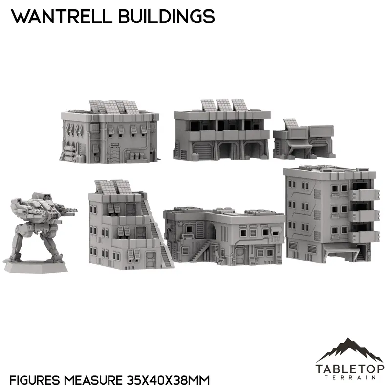 Mecha City Wantrell Buildings 1