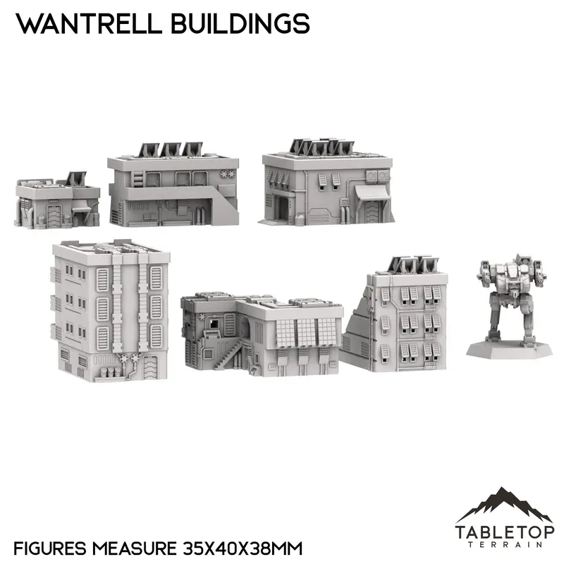 Mecha City Wantrell Buildings 2