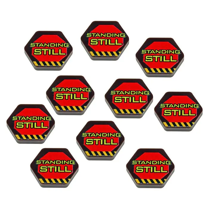 Mecha Standing Still Position Tokens Compatible With Battletech (10) 1