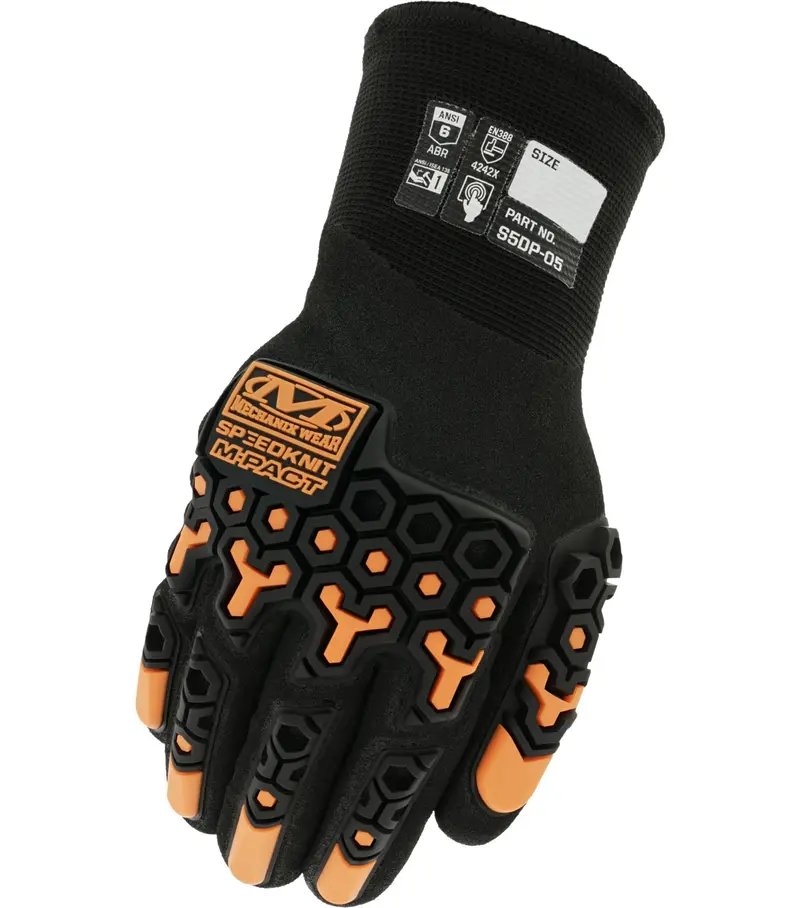 Mechanix Wear Speedknit M-Pact Thermal Gloves #S50p-05-009 1