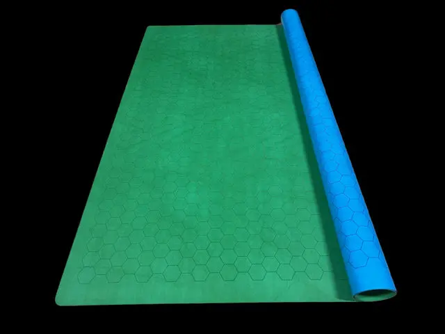 Megamat 1" Reversible Blue-Green Hexes 1