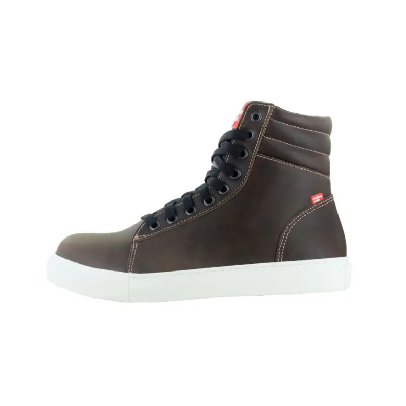 Mellow Walk Jessica Women's Sd+ High Top 6" Steel Toe Work Shoe 486074 - Brown 3