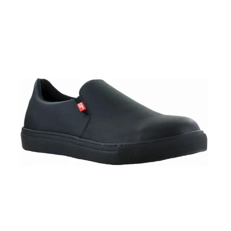 Mellow Walk Jessica Women's Slip-On Steel Toe Work Shoe 482339 - Black 1