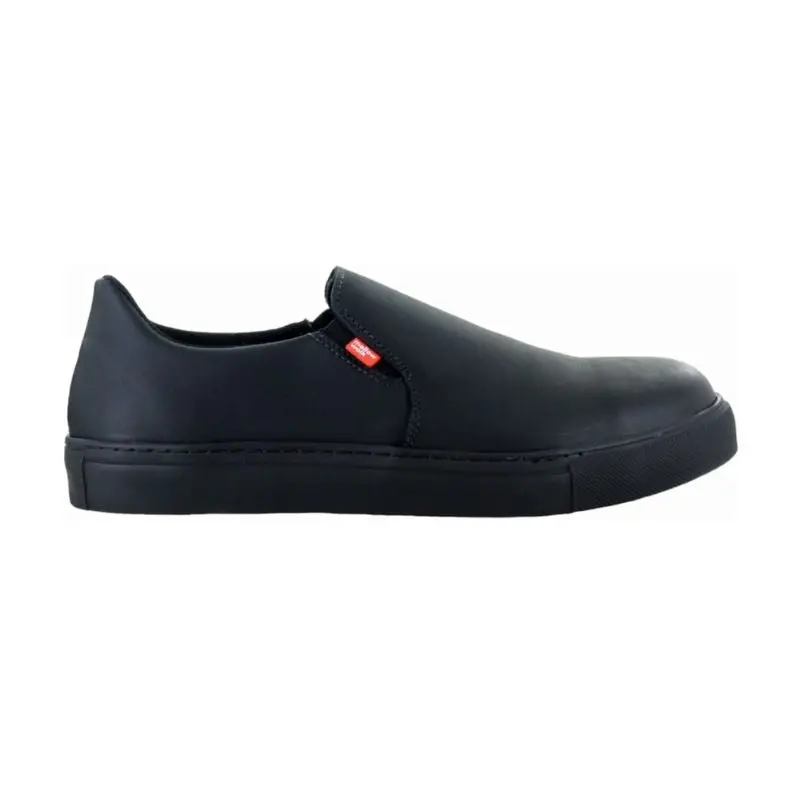Mellow Walk Jessica Women's Slip-On Steel Toe Work Shoe 482339 - Black 2