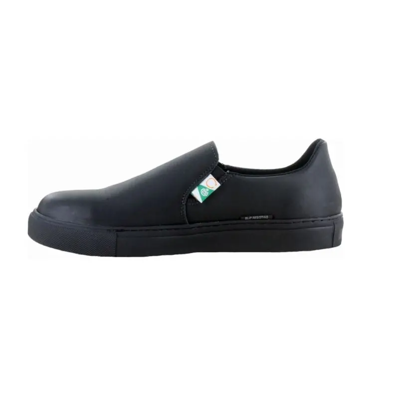 Mellow Walk Jessica Women's Slip-On Steel Toe Work Shoe 482339 - Black 3
