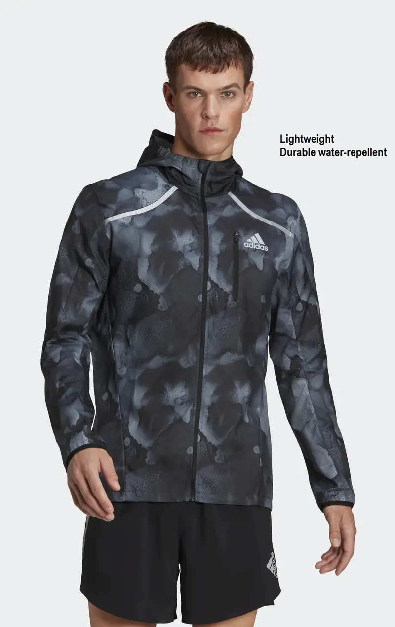 Men • Running Marathon Fast Graphic Jacket He4562 1