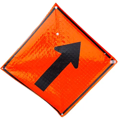 Men Working Or Arrow With Roll Up Sign With Stand 2